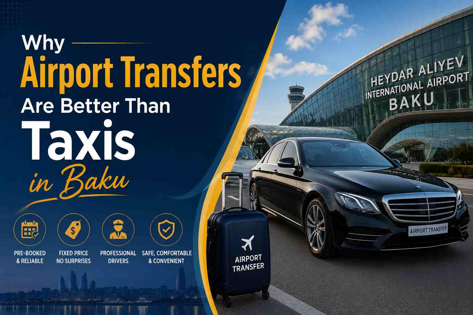 Why Airport Transfers Are Better Than Taxis in Baku